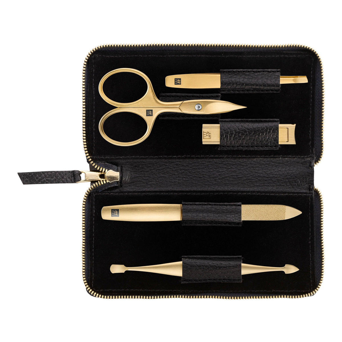 ZWILLING PREMIUM 5-pc, Manicure Pedicure Set With Compact Nail Clippers