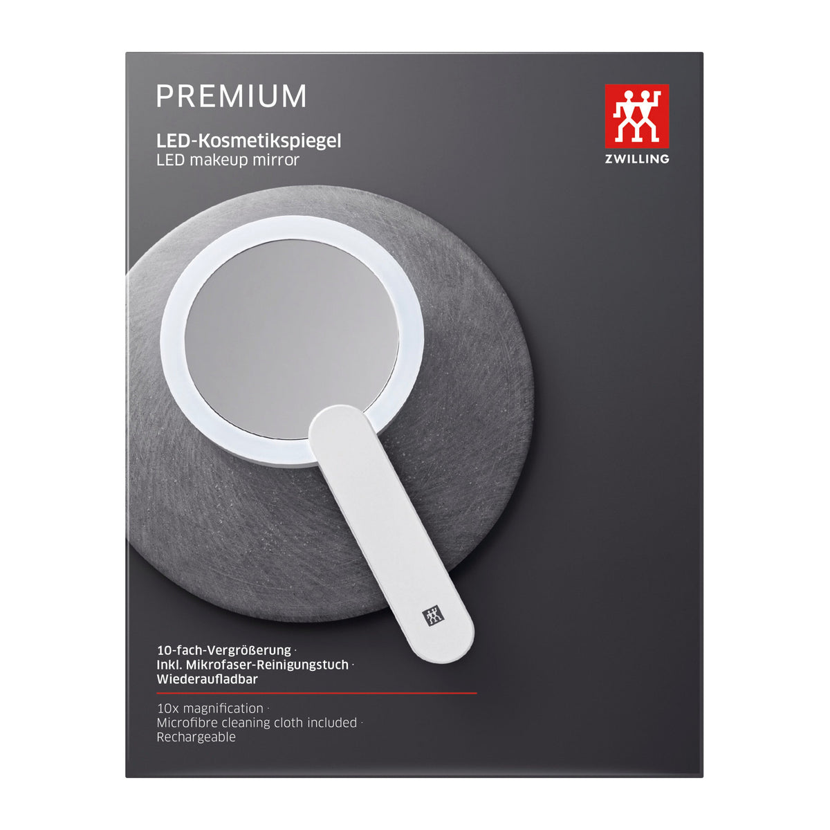 ZWILLING PREMIUM LED Cosmetic Mirror Rechargeable