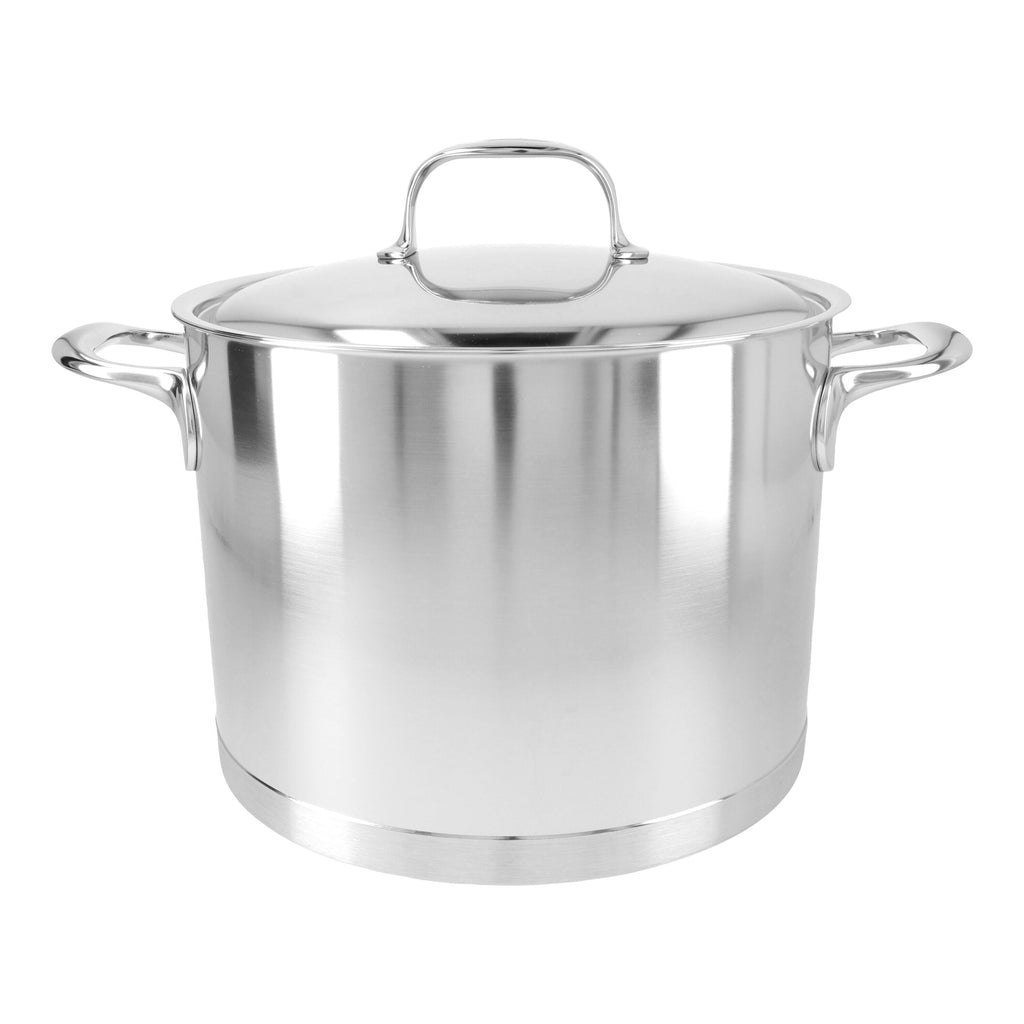 Demeyere Atlantis 8.5 qt Stock Pot With Lid, 18/10 Stainless Steel