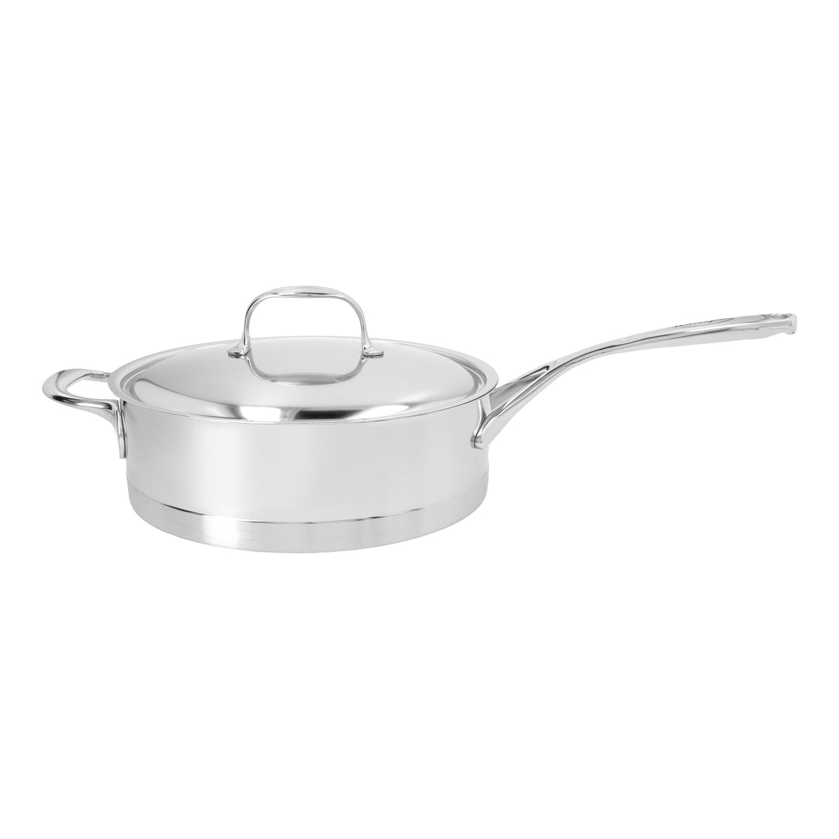 Demeyere Atlantis 3 qt Sauté Pan With Helper Handle And Lid, 18/10 Stainless Steel