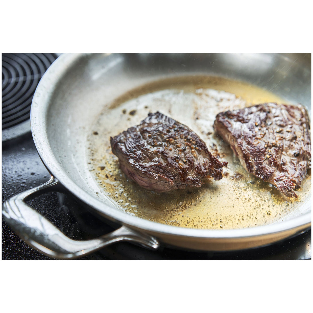 Demeyere Proline 7 8-inch, 18/10 Stainless Steel, Frying Pan