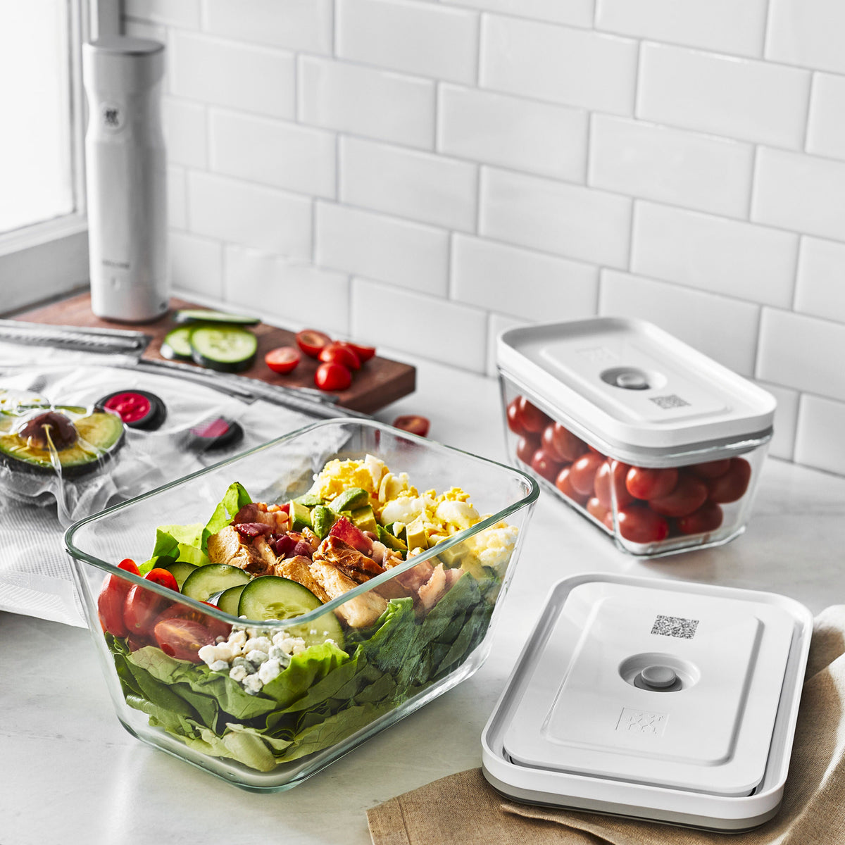 ZWILLING Fresh & Save glass / M/L Vacuum Starter Set, 7-pc