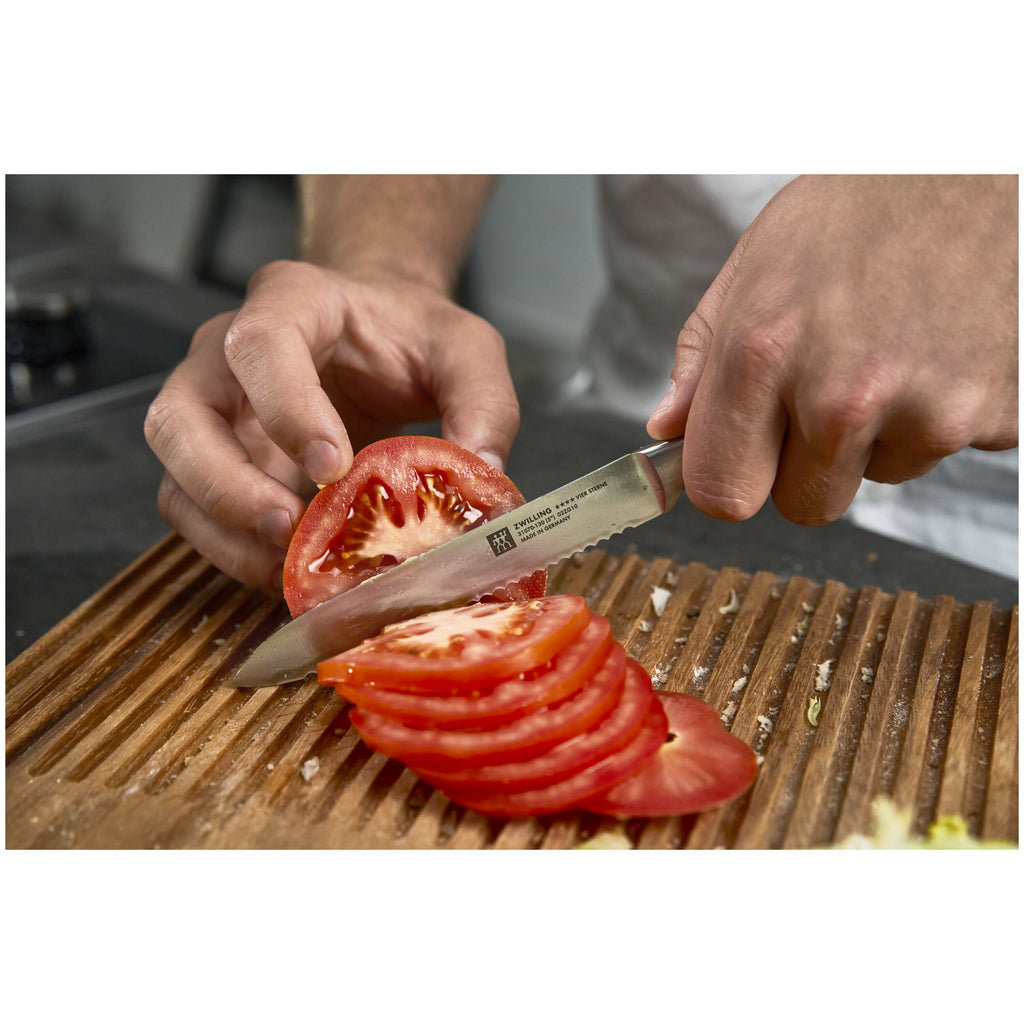 ZWILLING Four Star Utility knife 5 inch, serrated edge