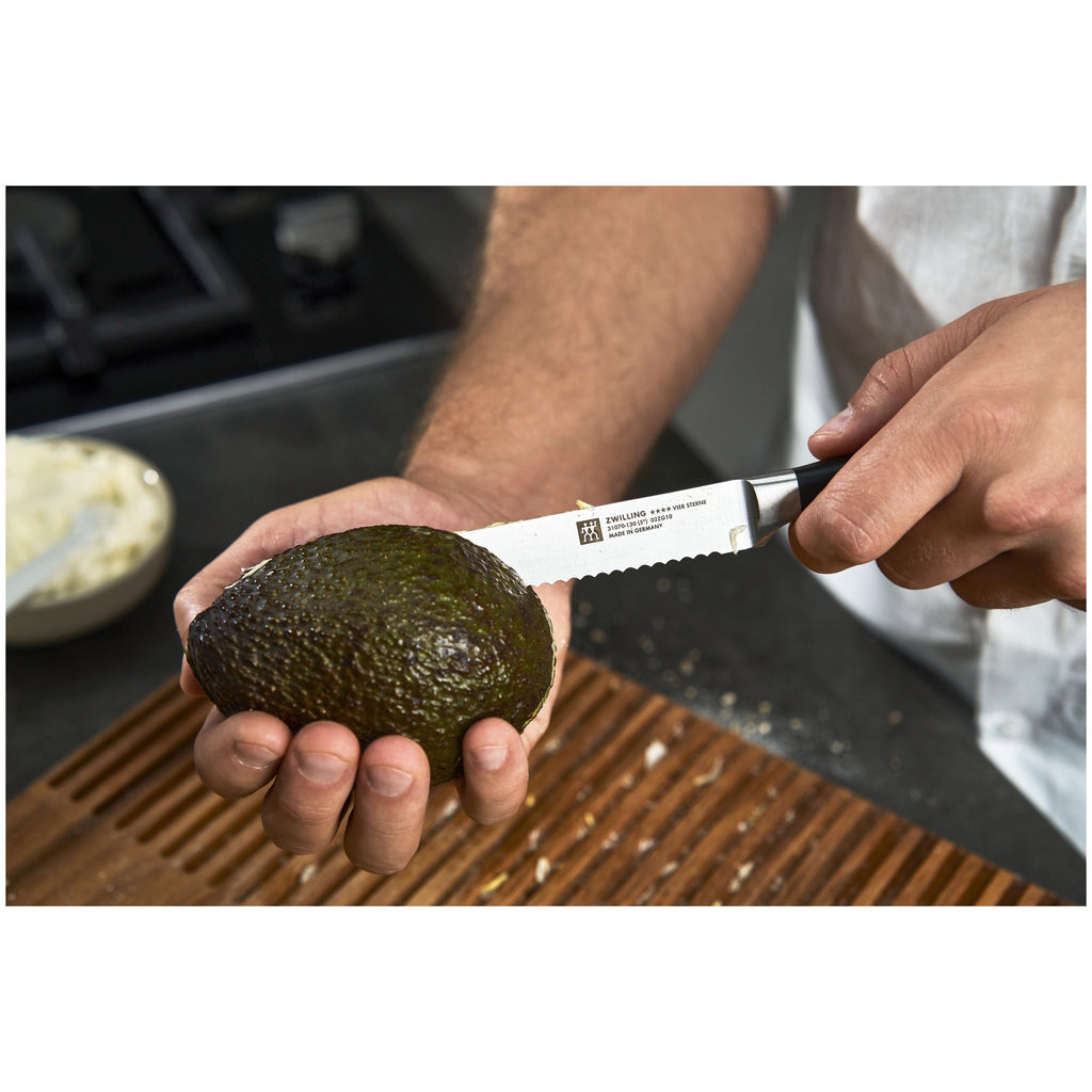 ZWILLING Four Star Utility knife 5 inch, serrated edge