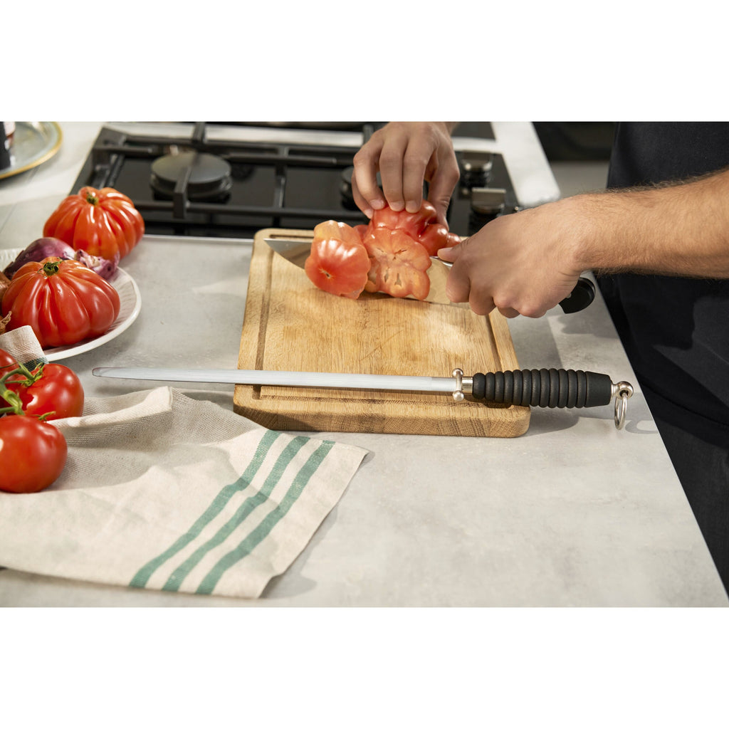 ZWILLING Edge Maintenance 12-inch, Professional Oval Sharpening Steel