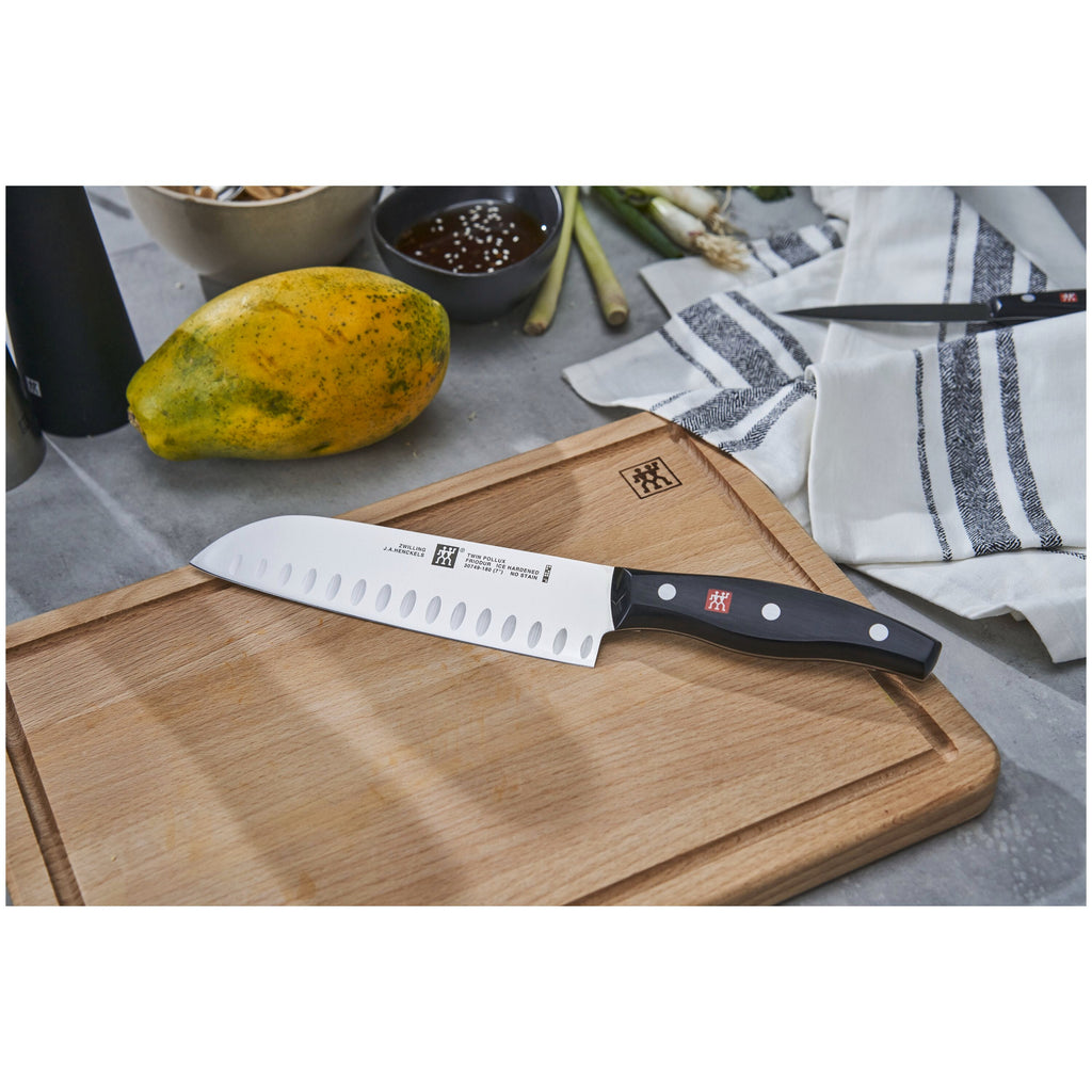 ZWILLING TWIN Signature 7-inch, Hollow Edge Santoku Knife