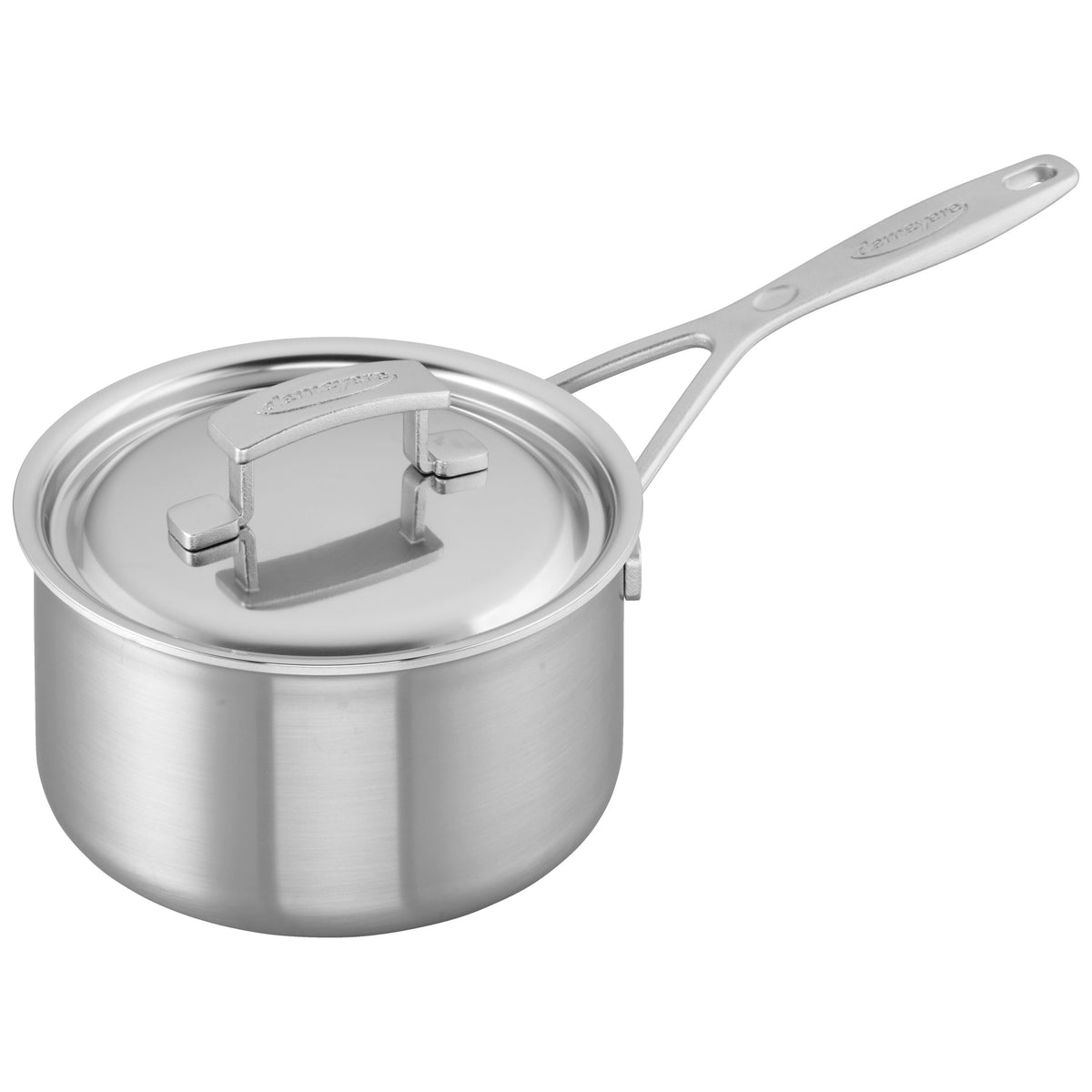 Demeyere Industry 5 3.2 qt Sauce Pan With Lid, 18/10 Stainless Steel