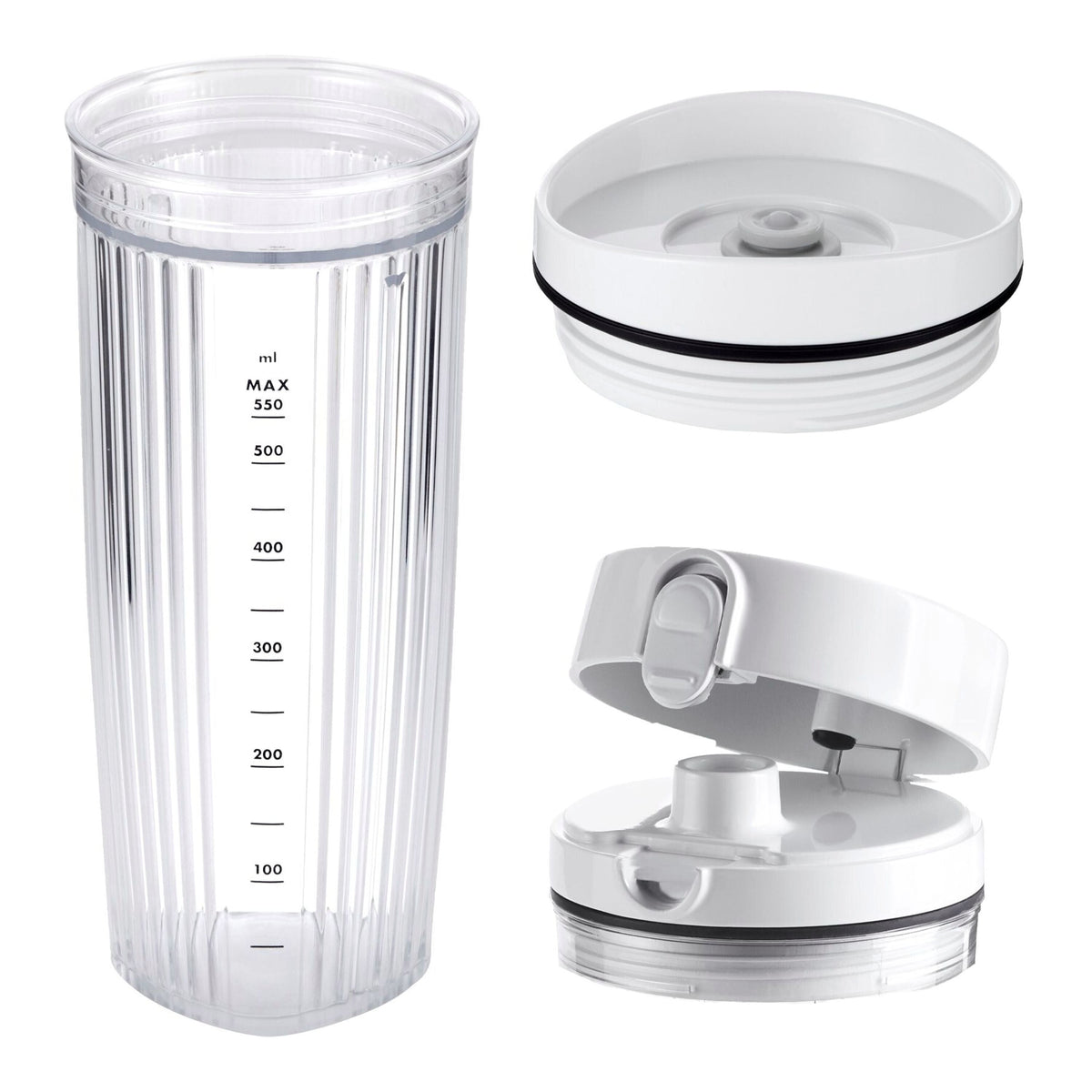 ZWILLING Enfinigy Personal Blender Jar With Drinking Lid And Vacuum Lid