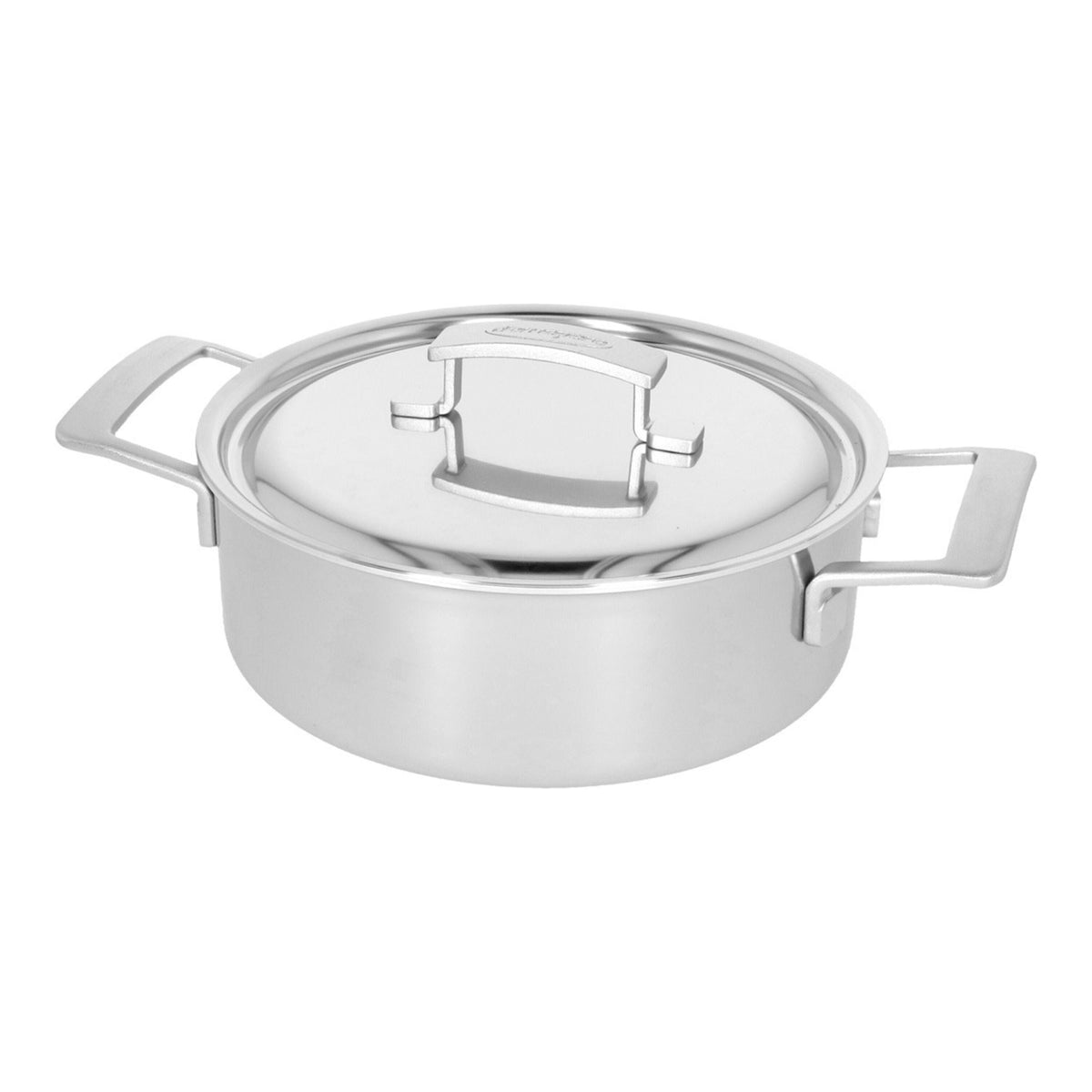 Demeyere Industry 5 3.5 qt, Deep Sauté Pan With Double Handle And Lid