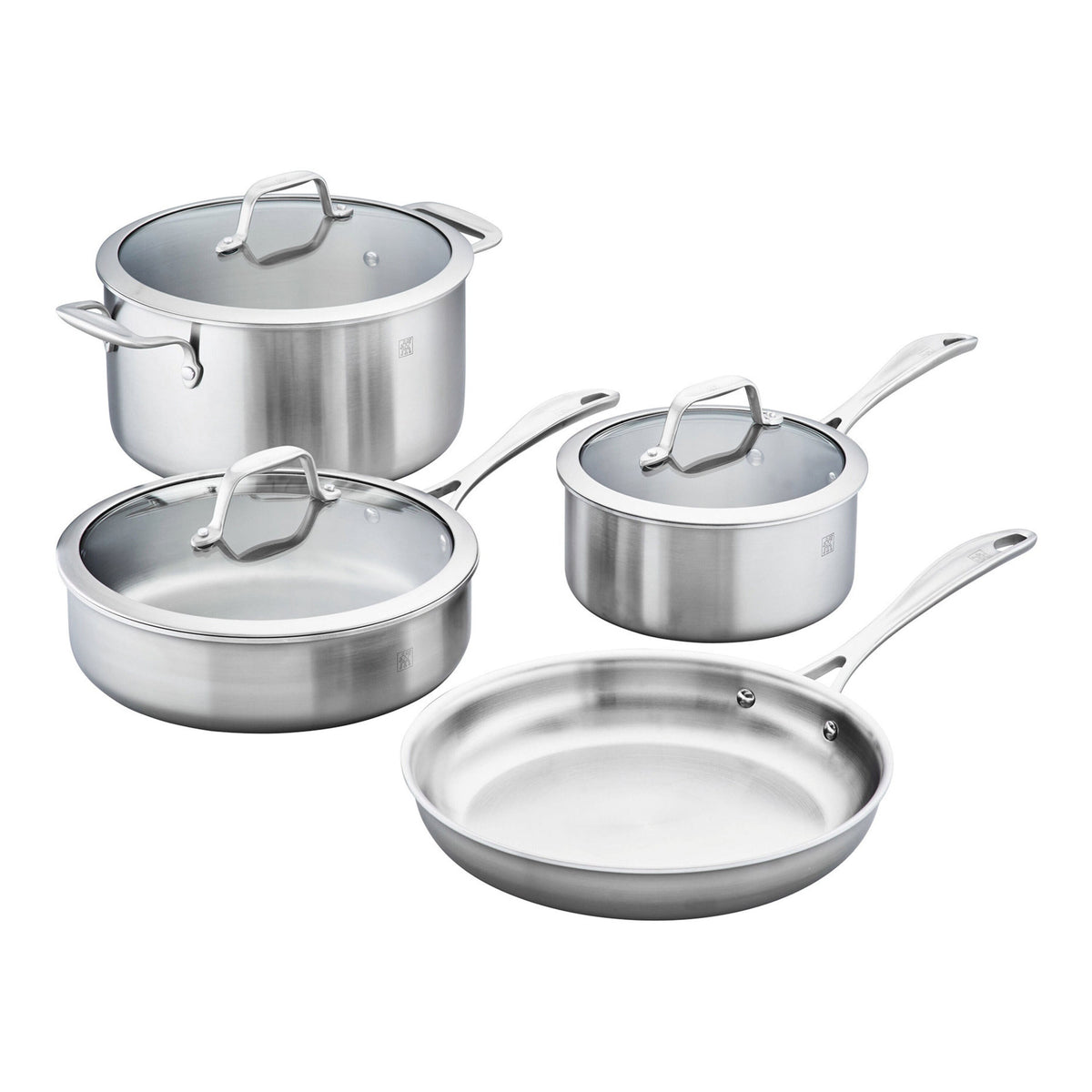 ZWILLING Spirit 3-Ply 7-pc, Stainless Steel, Cookware Set