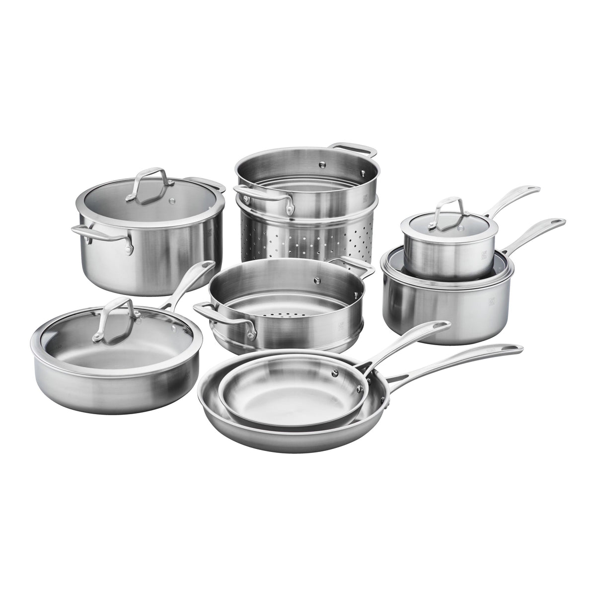 ZWILLING Spirit 3-Ply 7-pc, Stainless Steel, Cookware Set