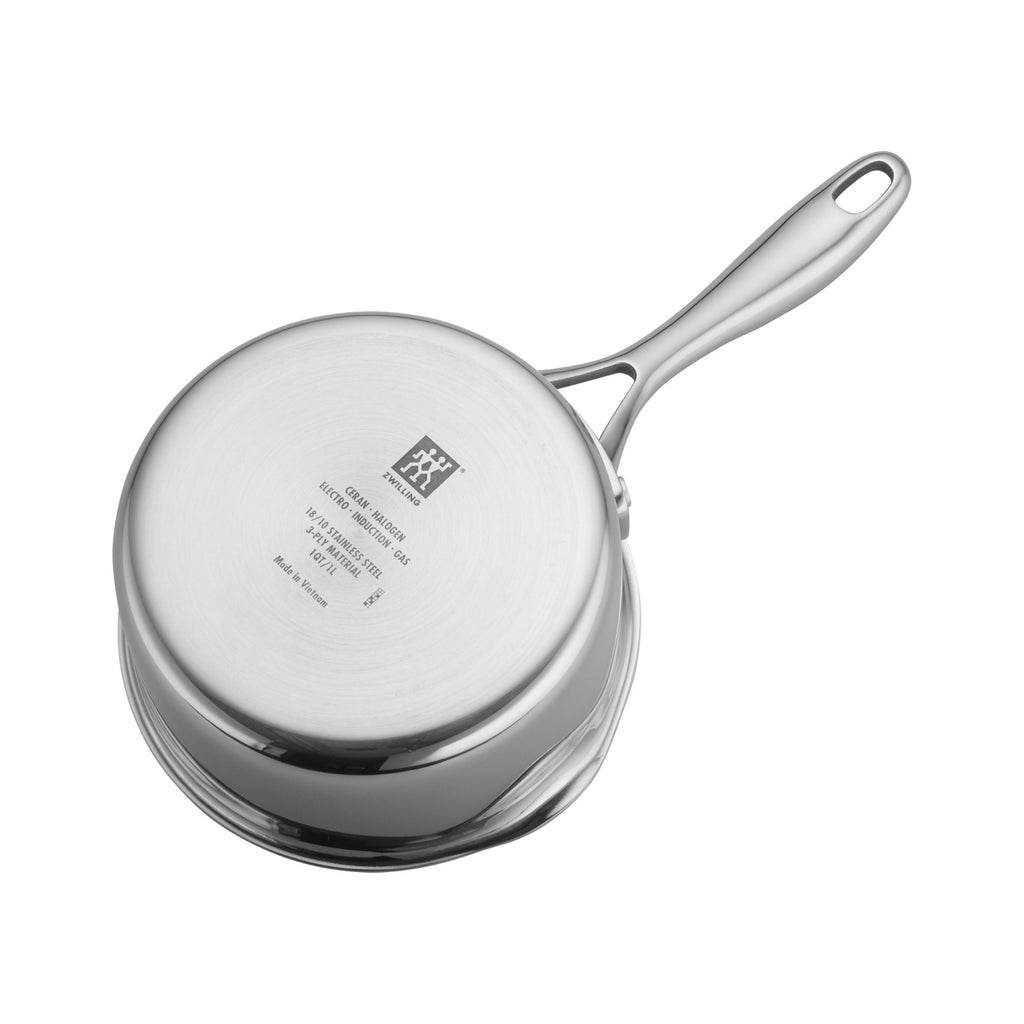 ZWILLING Clad CFX 1 qt, Non-stick, Stainless Steel Ceramic Saucepan