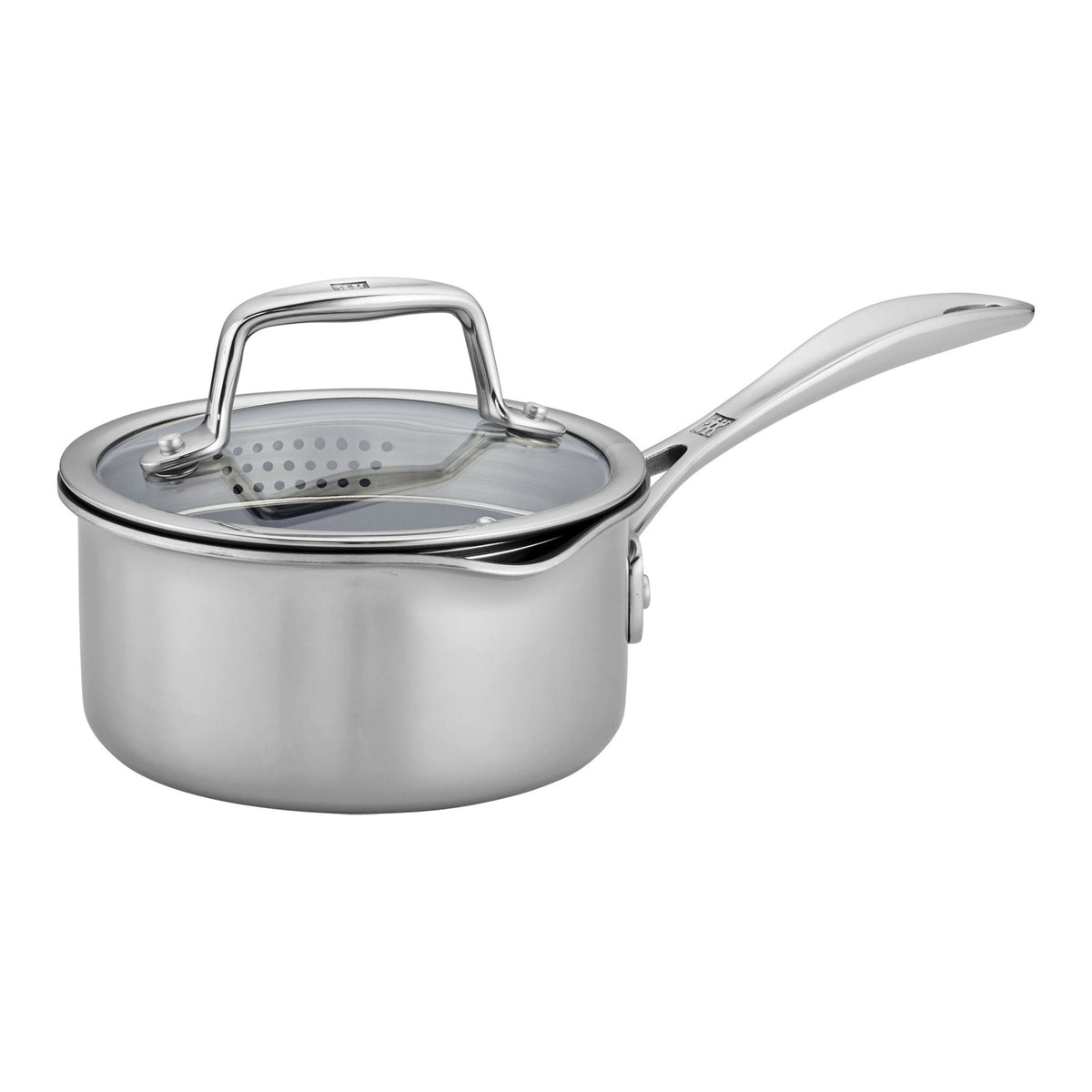 ZWILLING Clad CFX 1 qt, Non-stick, Stainless Steel Ceramic Saucepan