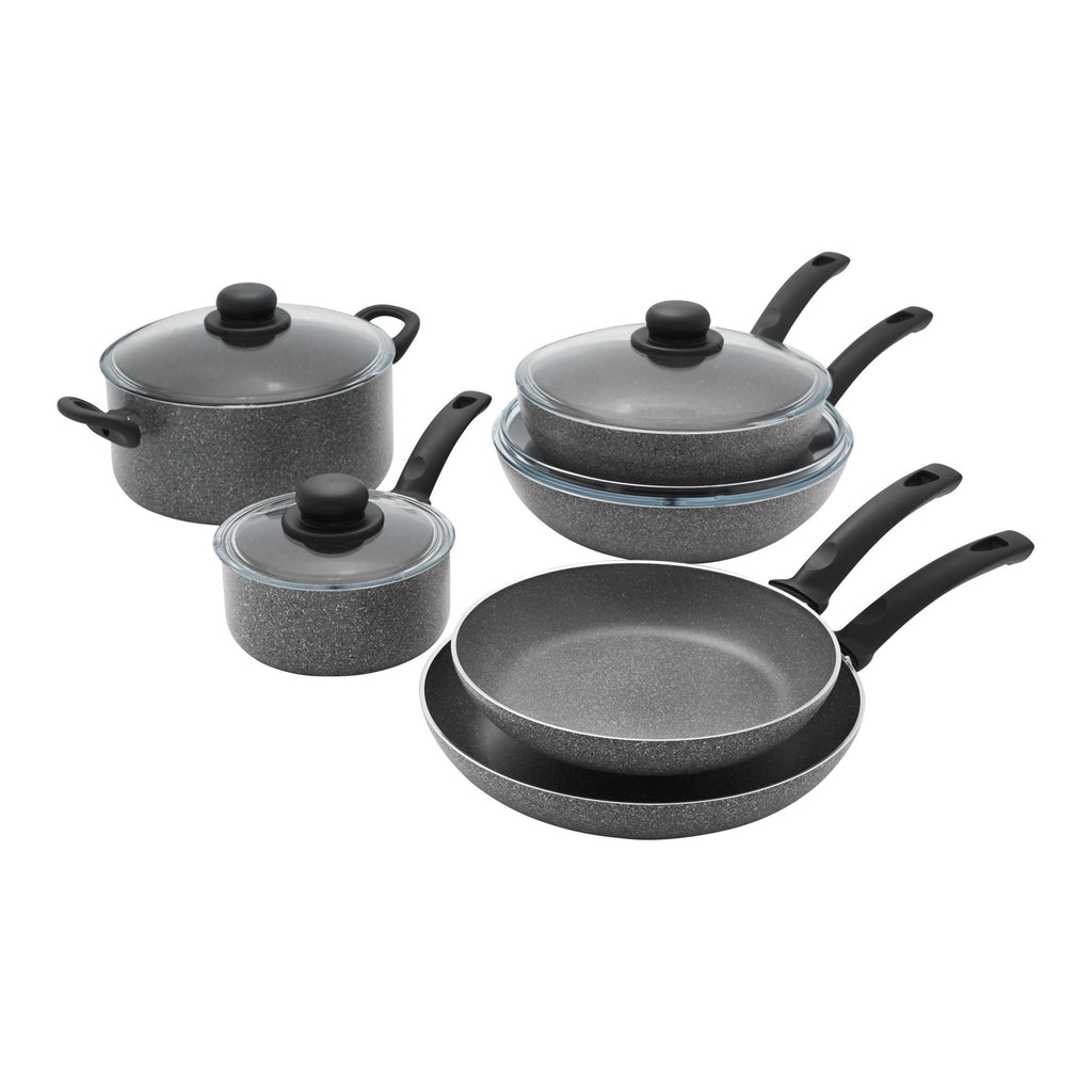 BALLARINI Asti 10-pc, Aluminum, Pots And Pans Set