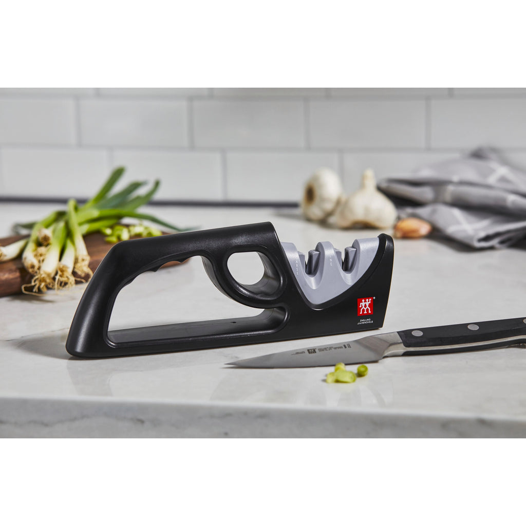 ZWILLING Two-stage Pull-through Sharpener - Gray