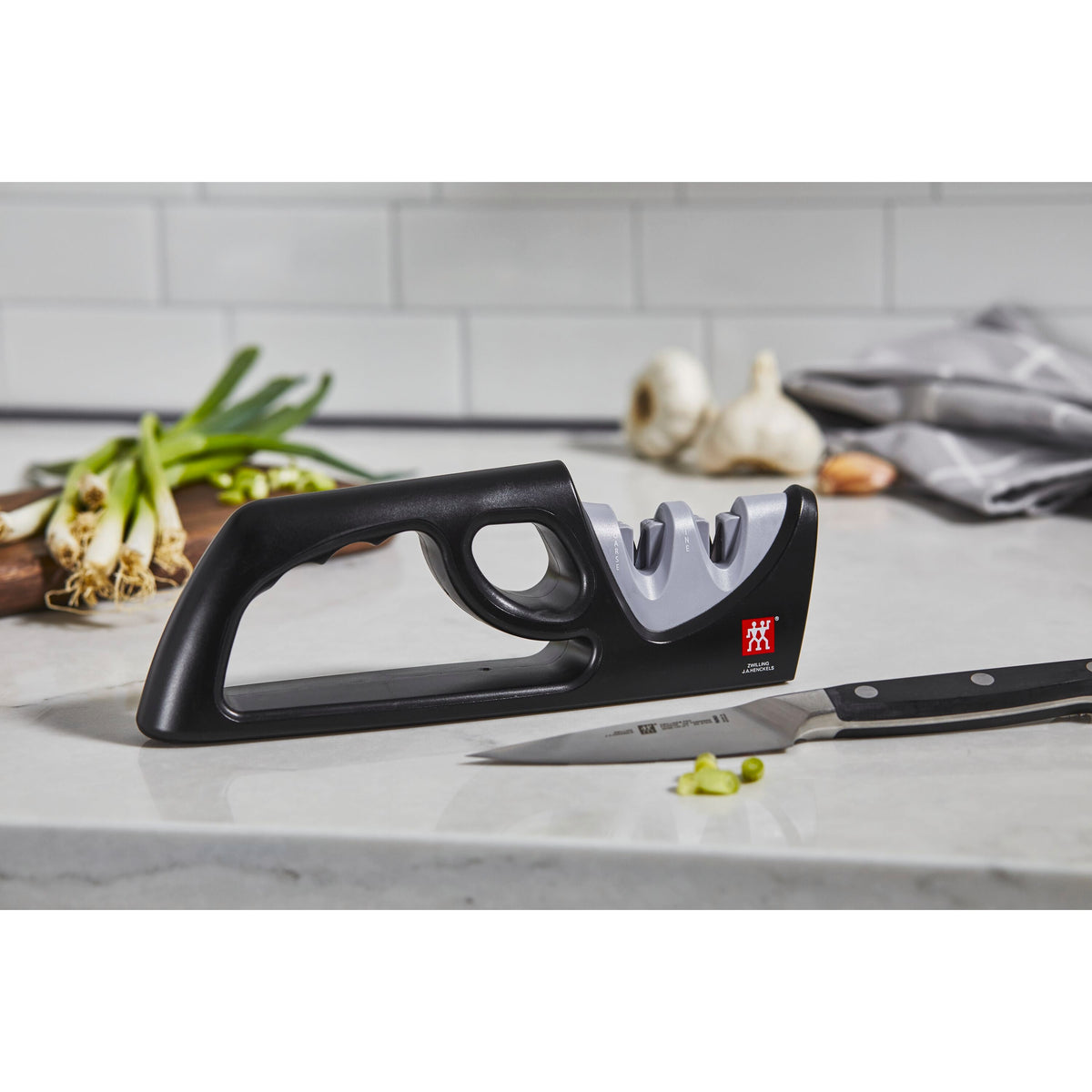 ZWILLING Two-stage Pull-through Sharpener - Gray