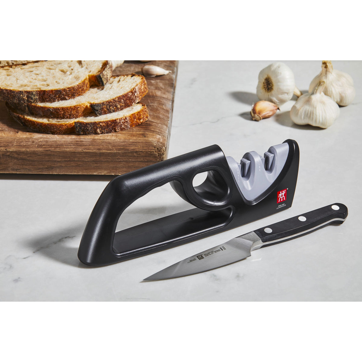 ZWILLING Two-stage Pull-through Sharpener - Gray