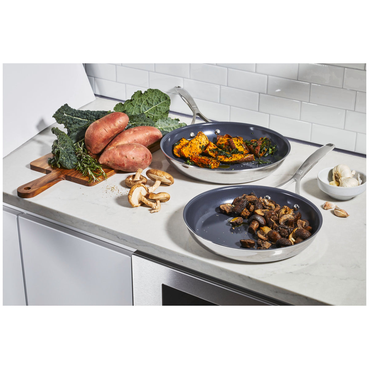 ZWILLING Energy Plus 2-pc, Non-stick, Frying Pan Set Ceramic Coating