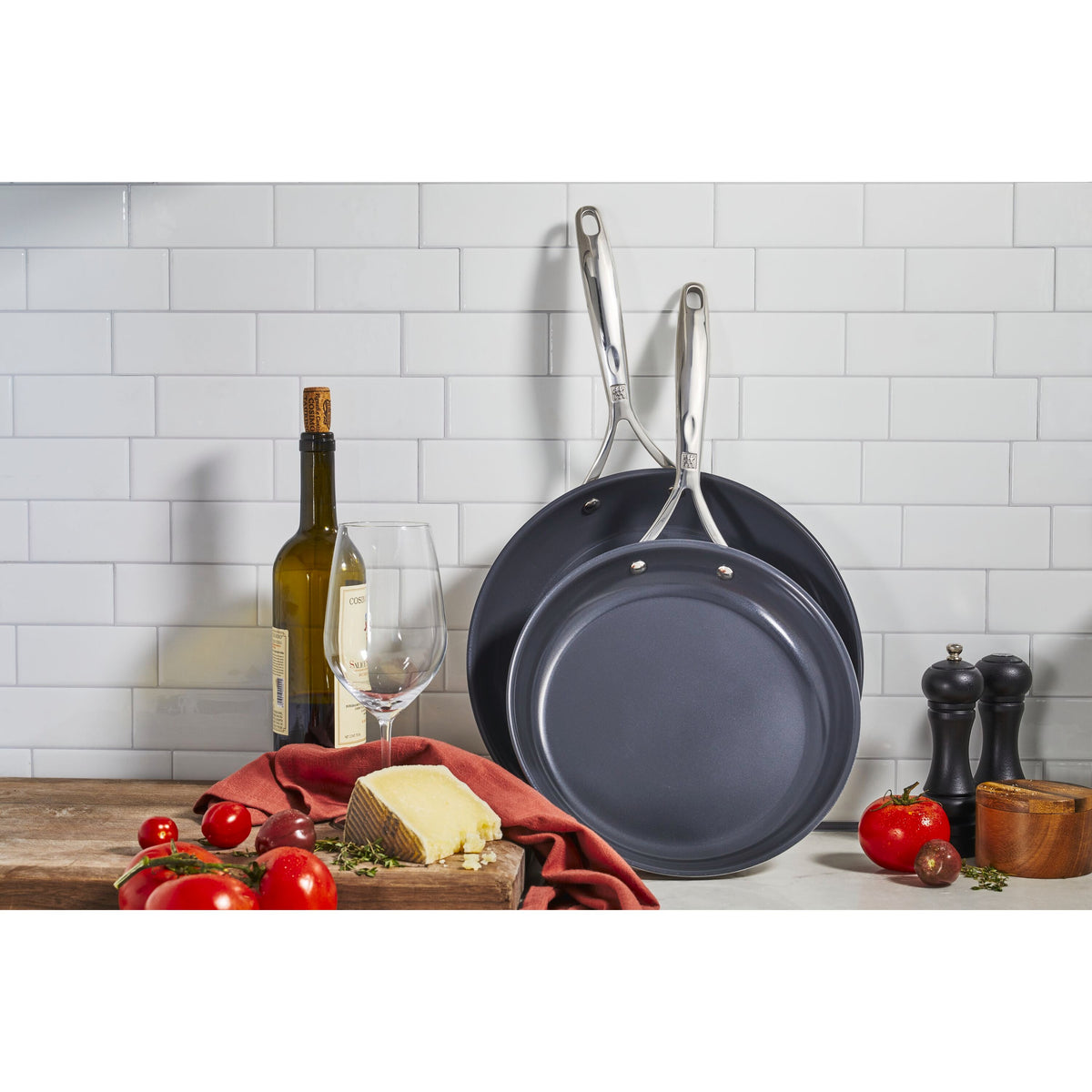 ZWILLING Energy Plus 2-pc, Non-stick, Frying Pan Set Ceramic Coating