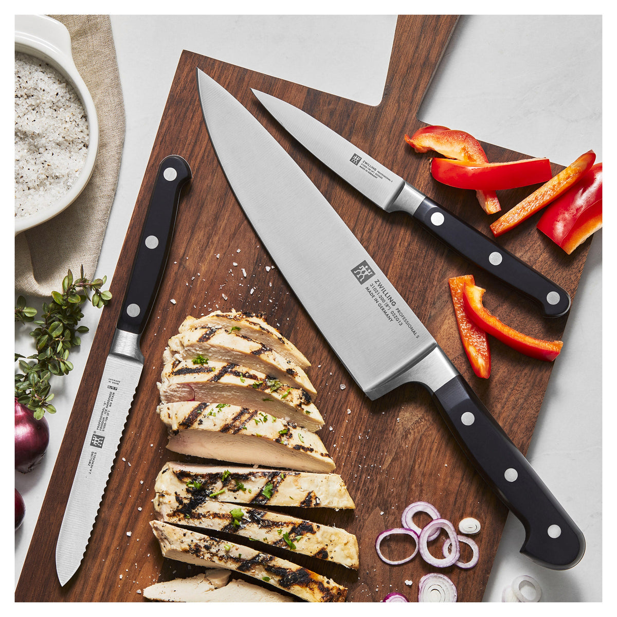 ZWILLING Professional S 3-pc, Starter Knife Set