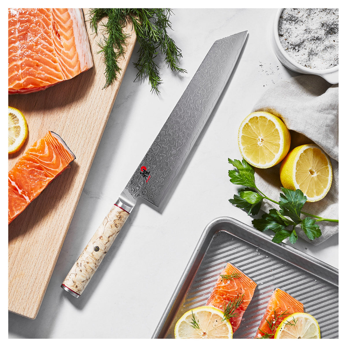 MIYABI BIRCHWOOD 5000MCD 9.5-inch, Kiritsuke Knife