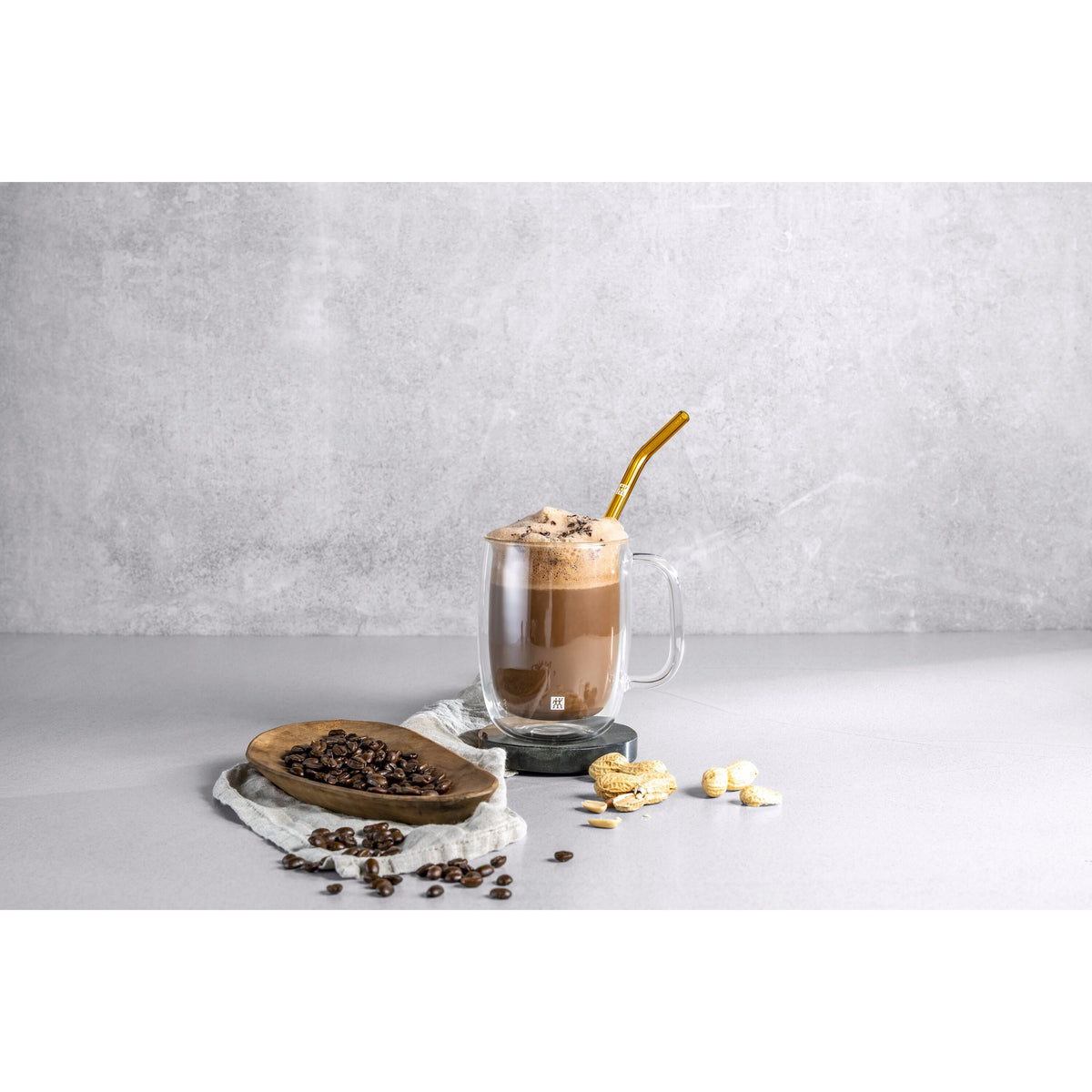 ZWILLING Sorrento Glassware Glass Straw - Clear - Bent Set