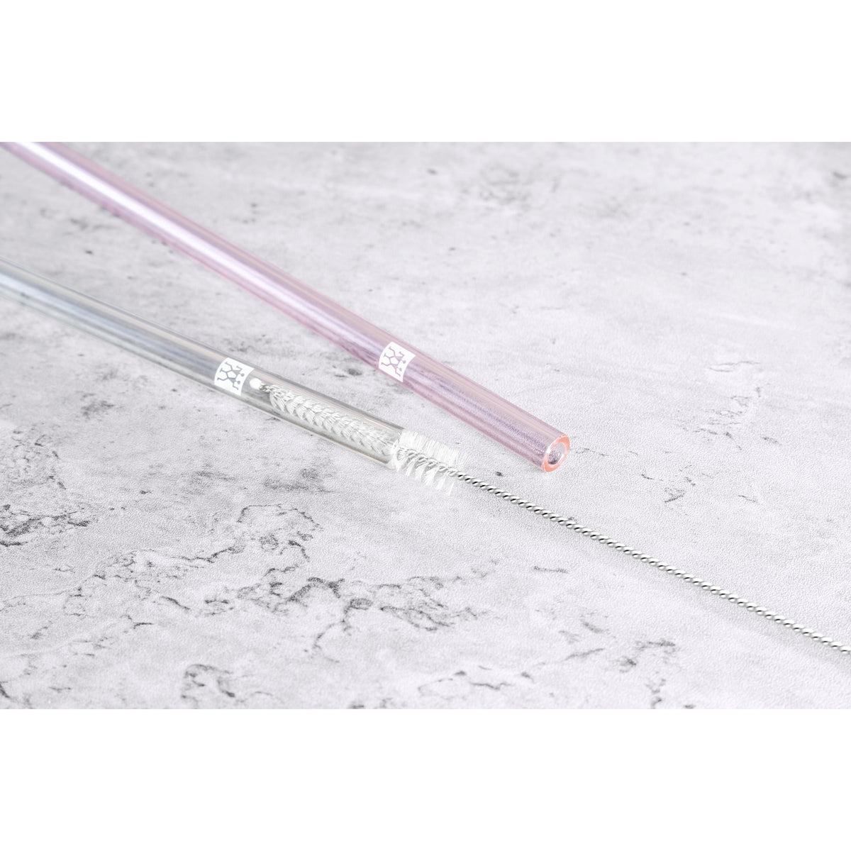 ZWILLING Sorrento Glassware Glass Straw - Clear - Straight Set