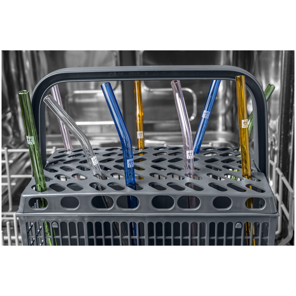 ZWILLING Sorrento Glassware Glass Straw - Clear - Straight Set