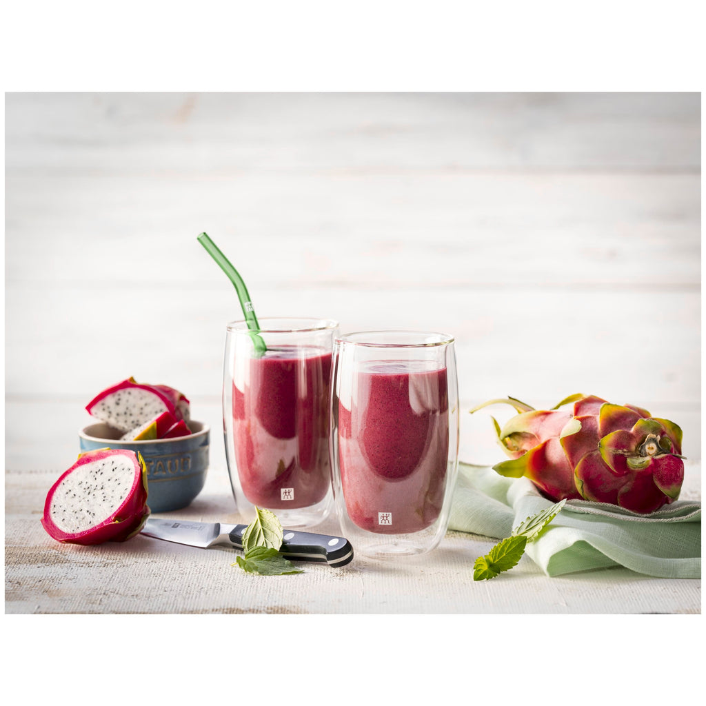 ZWILLING Sorrento Glassware Glass Straw - Clear - Bent Set