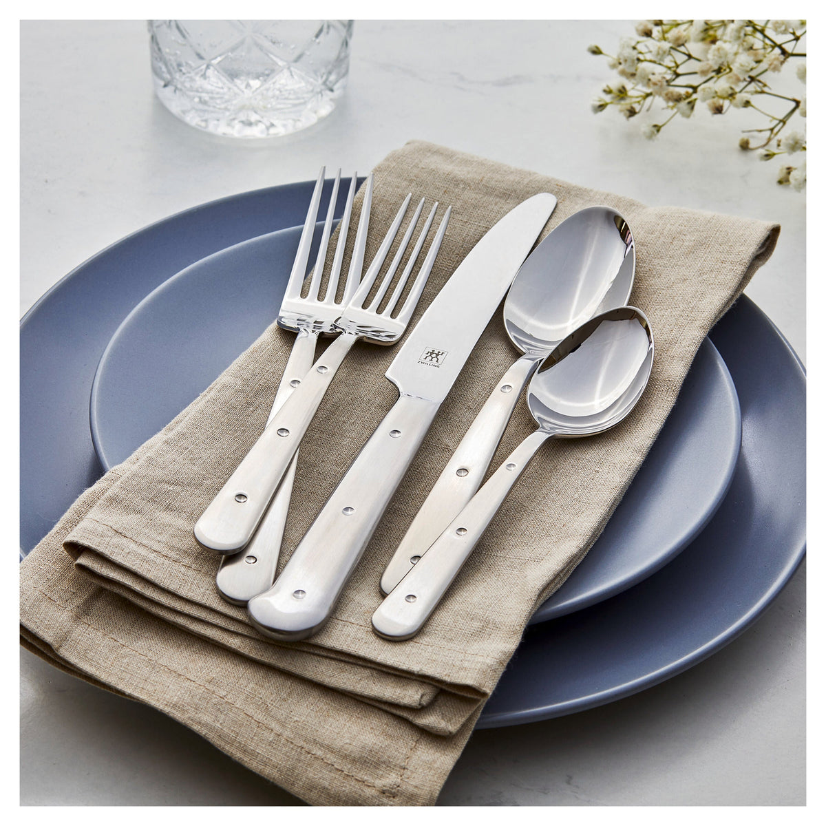 ZWILLING Porterhouse 45-pc, 18/10 Stainless Steel, Flatware Set