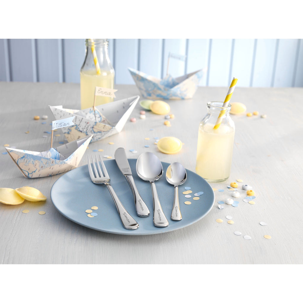 ZWILLING Kids Flatware & Dinnerware 4-pc TWIN Kids Filou Flatware Set, 18/10 Stainless Steel