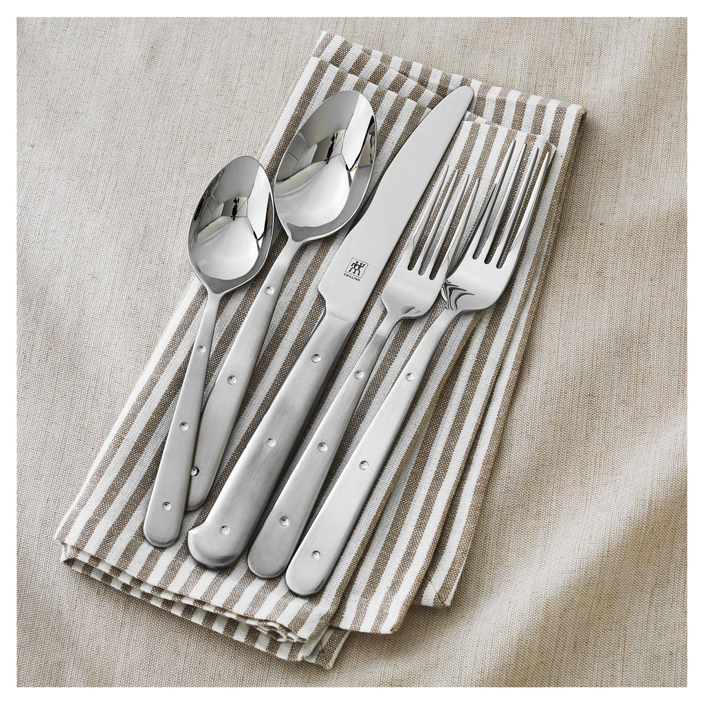 ZWILLING Porterhouse 45-pc, 18/10 Stainless Steel, Flatware Set