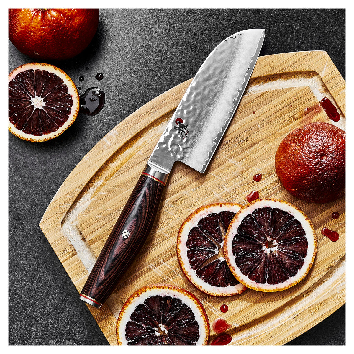 MIYABI Artisan 7-inch, Fine Edge Santoku Knife