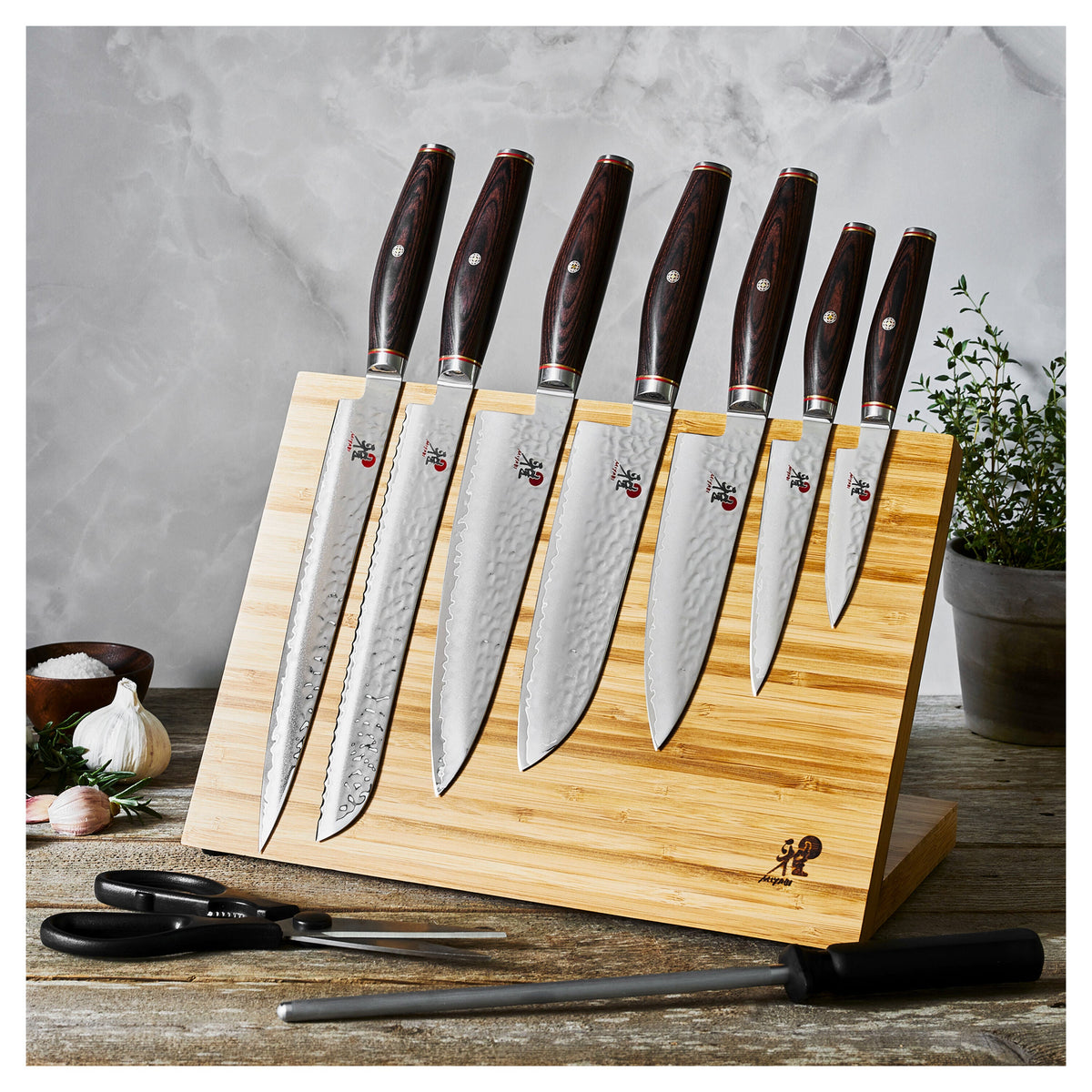 MIYABI Artisan 10-pc, Knife block set