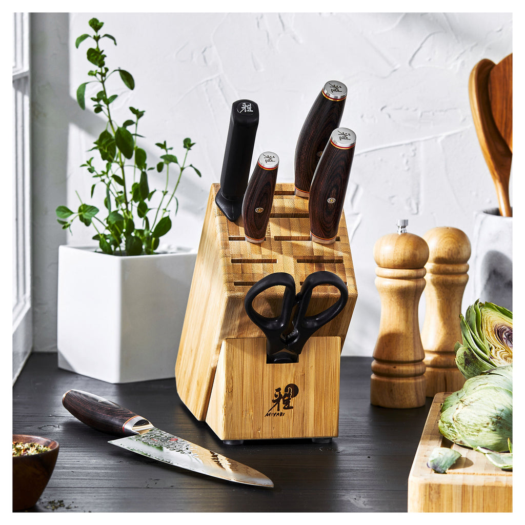 MIYABI Artisan 7-pc, Knife block set