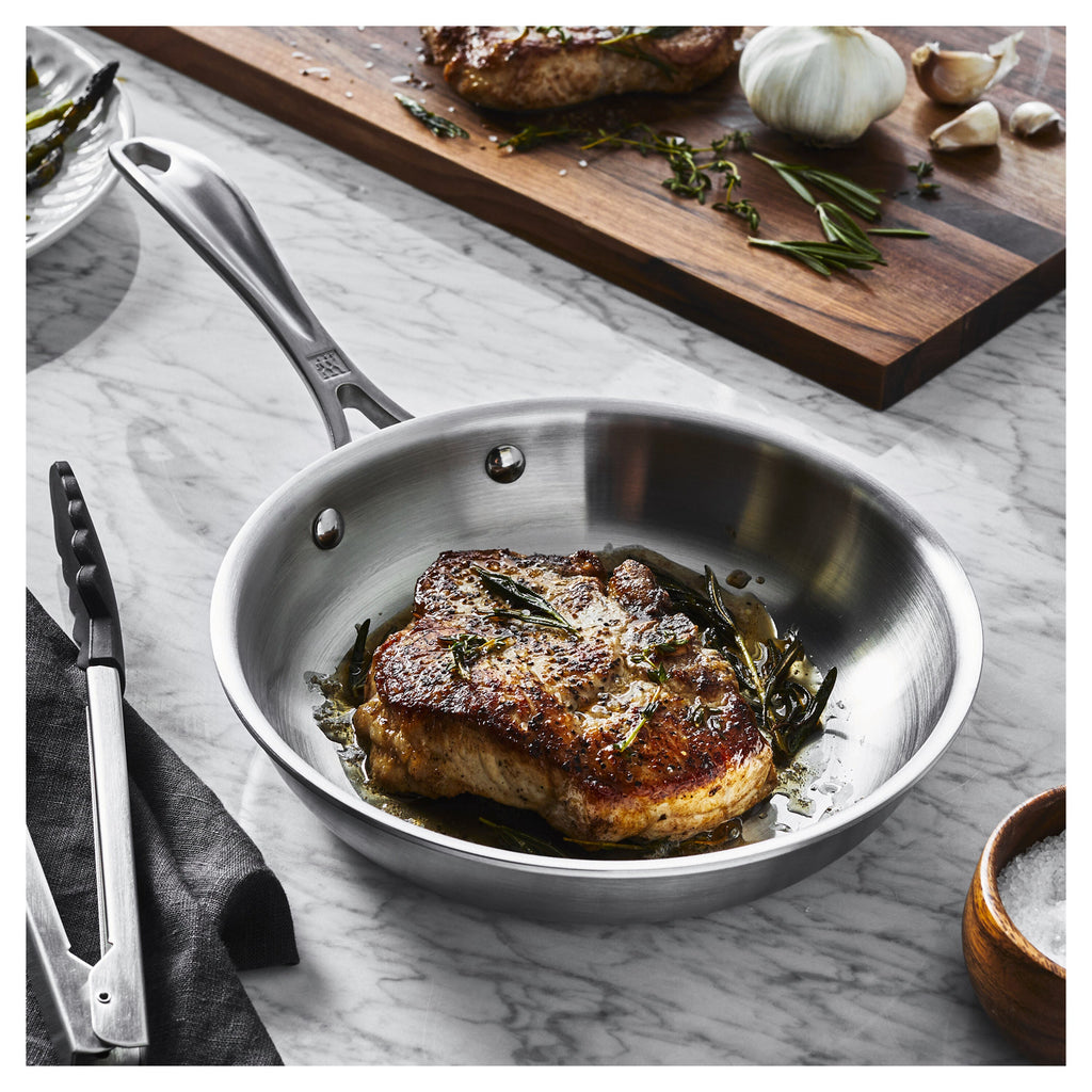 ZWILLING Spirit 3-Ply 10-inch, 18/10 Stainless Steel, Frying Pan