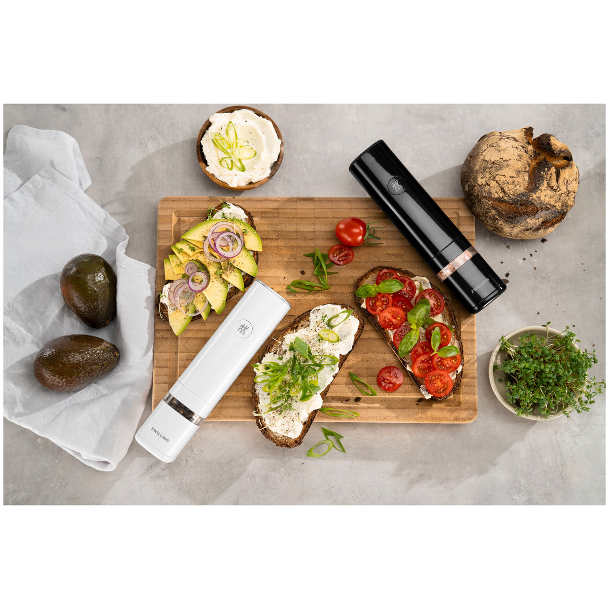 ZWILLING Enfinigy Electric Salt/Pepper Mill Set