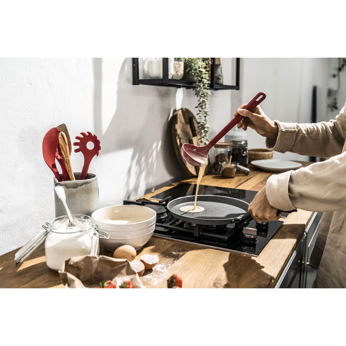 BALLARINI Nero Soup Ladle