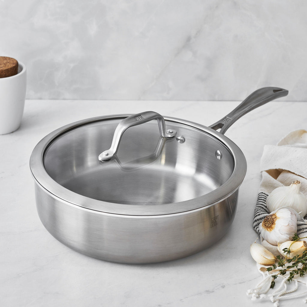 ZWILLING Spirit 3-Ply 3 qt, Stainless Steel, Saute Pan