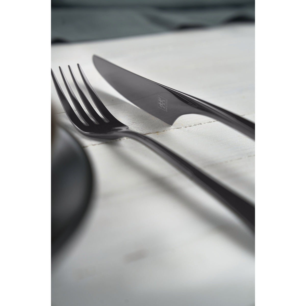 ZWILLING Bellasera (slate) 20-pc Slate Flatware Set, 18/10 Stainless Steel