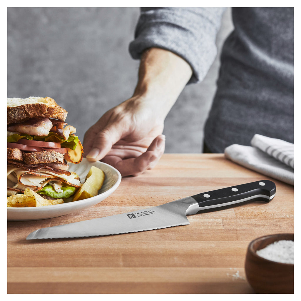ZWILLING Pro 7-inch Deli Bread Knife, Serrated Edge