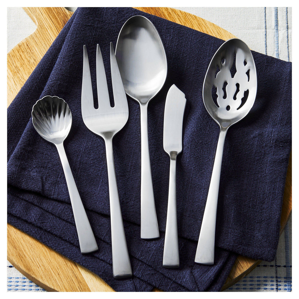 ZWILLING Bellasera (matted) 45-pc Satin Flatware Set, 18/10 Stainless Steel