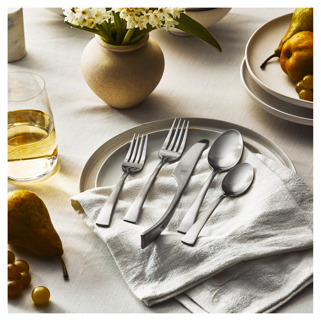 ZWILLING Bellasera (matted) 45-pc Satin Flatware Set, 18/10 Stainless Steel