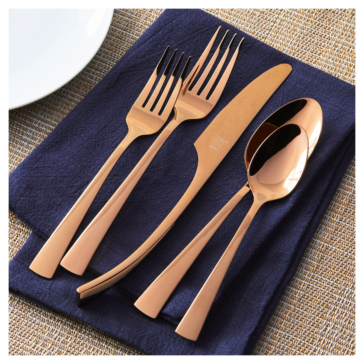 ZWILLING Bellasera (slate) 20-pc Slate Flatware Set, 18/10 Stainless Steel