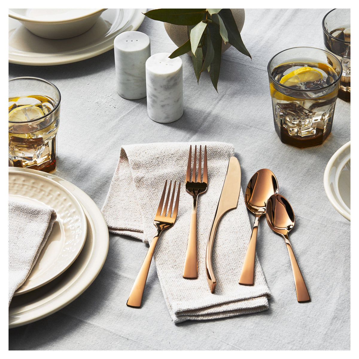 ZWILLING Bellasera (slate) 20-pc Slate Flatware Set, 18/10 Stainless Steel