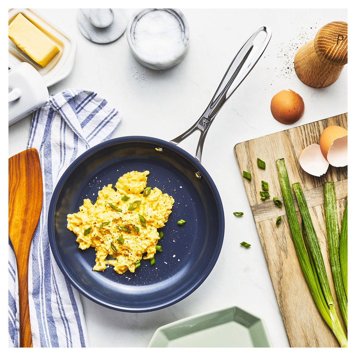 ZWILLING Clad CFX 8-inch, Stainless Steel, Ceramic Coating, Non-stick, Fry Pan