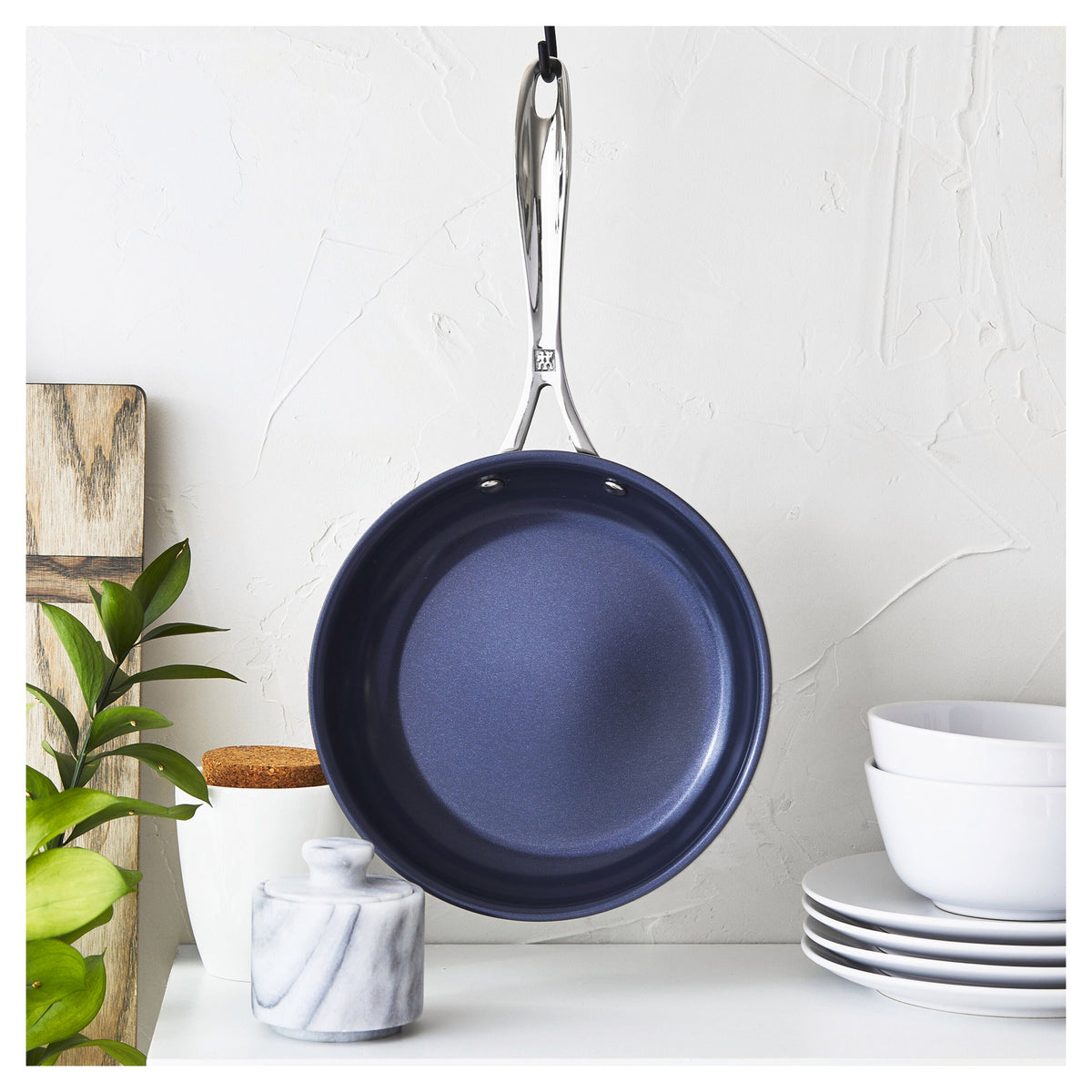 ZWILLING Clad CFX 8-inch, Stainless Steel, Ceramic Coating, Non-stick, Fry Pan