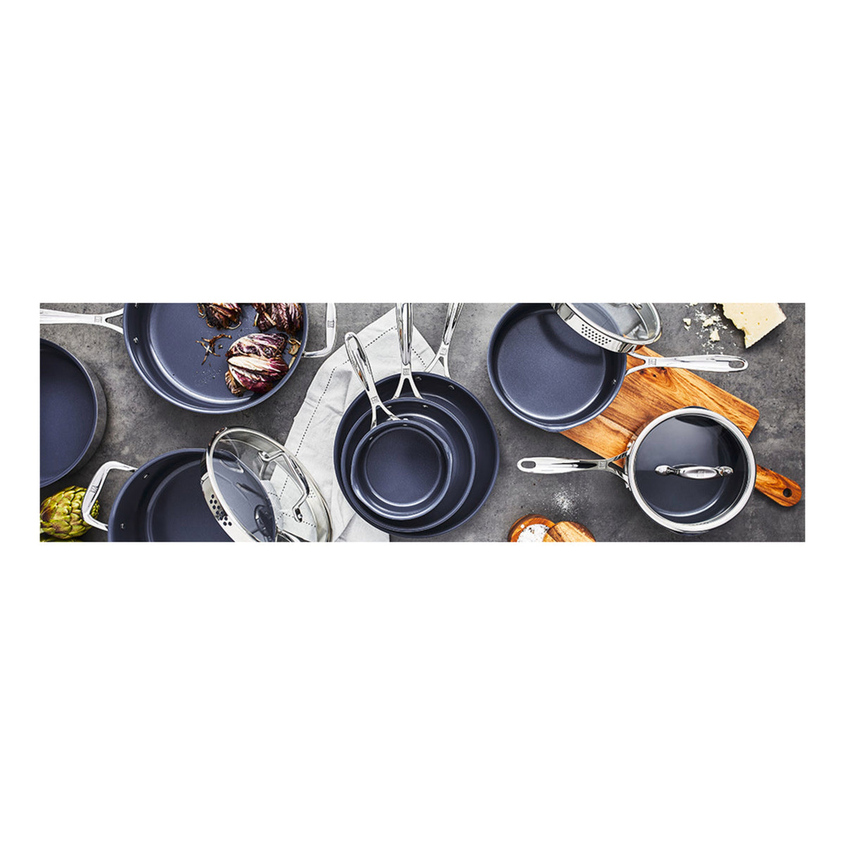 ZWILLING Clad CFX 1 qt, Non-stick, Stainless Steel Ceramic Saucepan