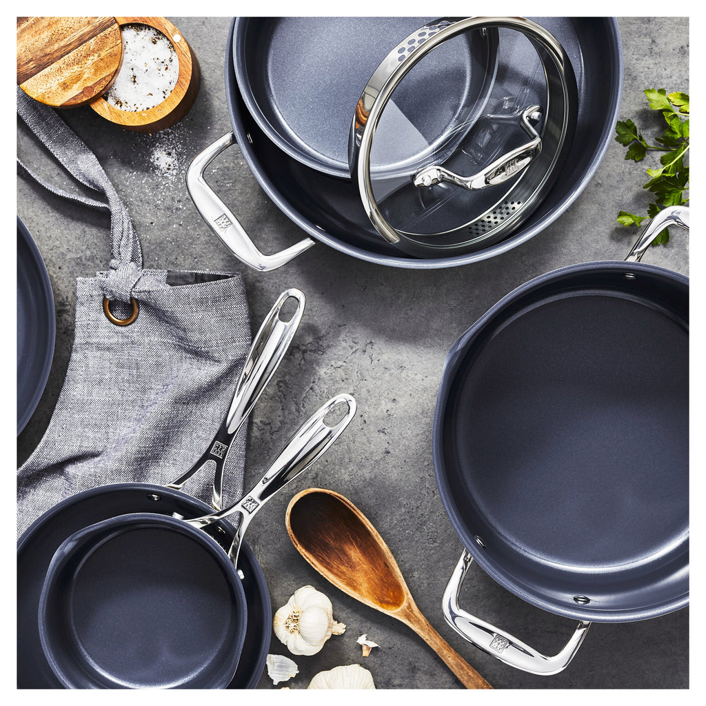 ZWILLING Clad CFX 3 qt, Non-stick, Stainless Steel Ceramic Sauté Pan