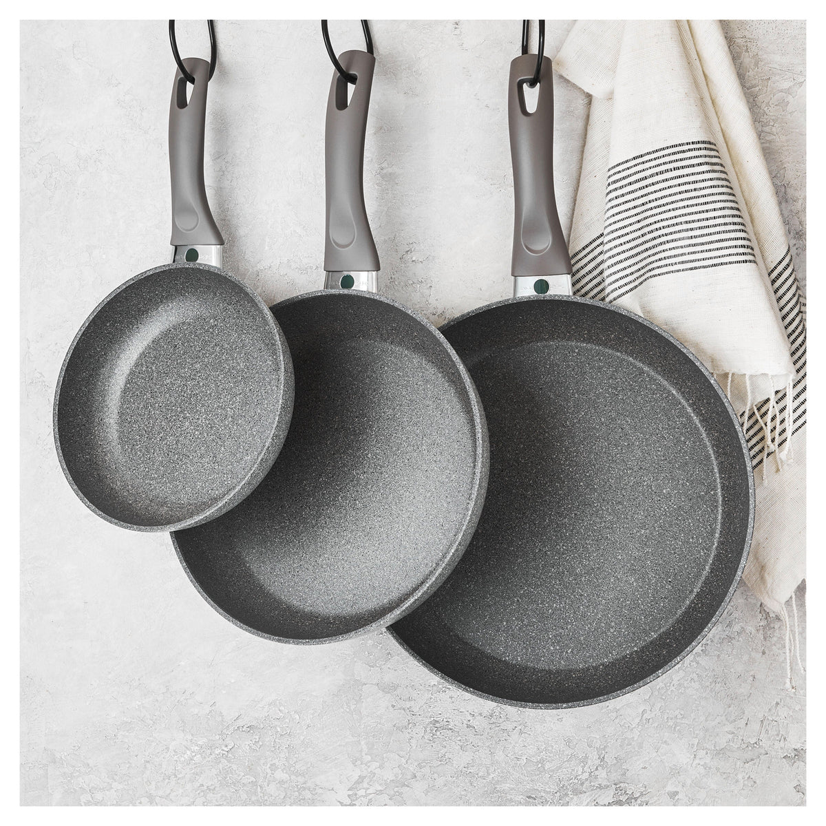 BALLARINI Modena 3-pc, Non-stick, Frying Pan Set